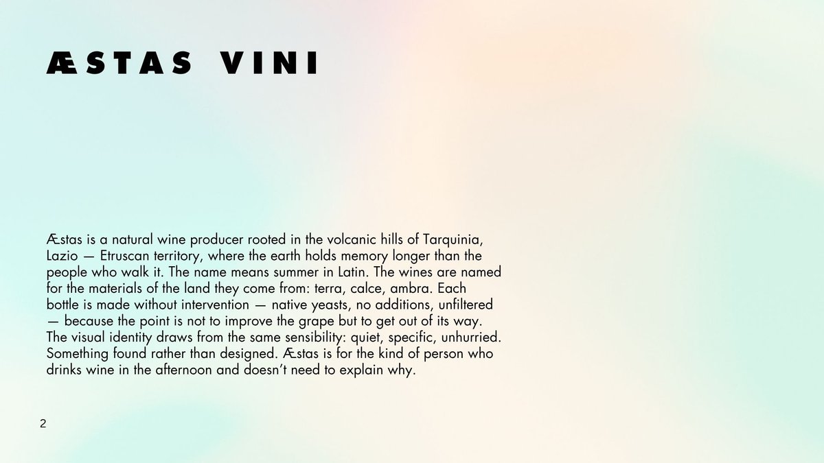 Aestas Vini Brand Book - Image 2